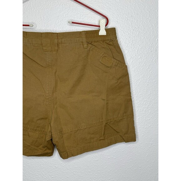 Cabelas Shorts Mens 36 Tan Duck Canvas Trail Cargo Outdoors Hiking Camping - Picture 7 of 10